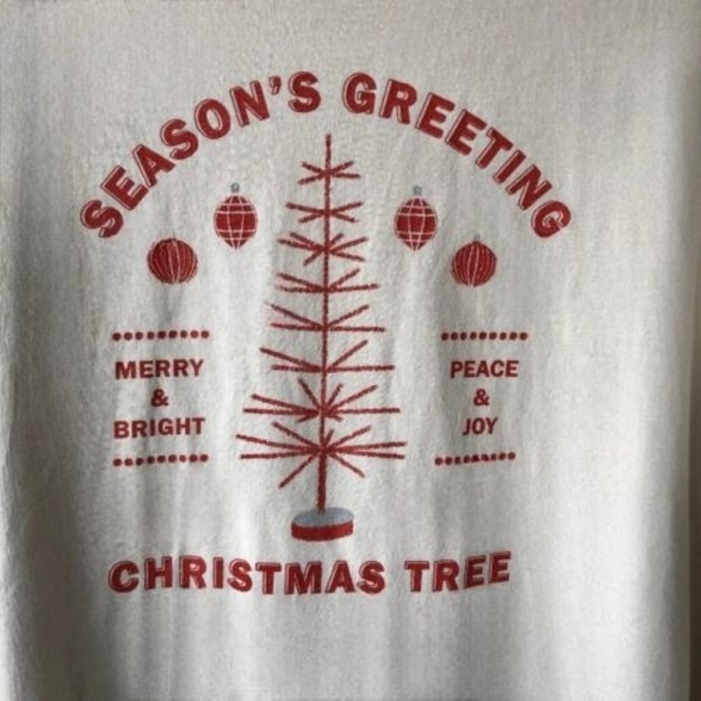 NWT Women’s Plus (Ugly) Christmas Long Sleeve Tee Off-White Sonoma Sz XXL